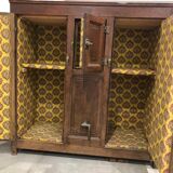 Wooden fridge cabinet