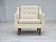 1970s, Danish loungechair, furniture wool, teak wood legs.