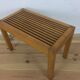 Tabouret moderniste à lattes de bois, années 50, banc