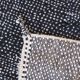 Tapis Noir à pois - 304 x 225 cm