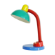 Lampe Aluminor flexible style Memphis en métal et plastique.Année 80