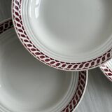 4 St Amand Ondine soup plates