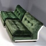 Canapé modulable en velours Amanta Mario Bellini pour C&B Italia