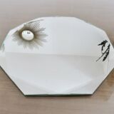 Beveled octagonal mirror from the 40s and 50s