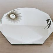 Miroir octogonal biseauté, années 40-50
