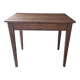 Old farmhouse side table in country style