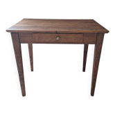 Old farmhouse side table in country style