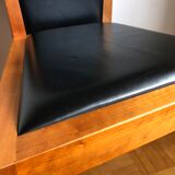 4 scandinavian leather chairs from Tranekær