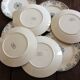 Lot 8 flat plates Mignon Sarreguemines