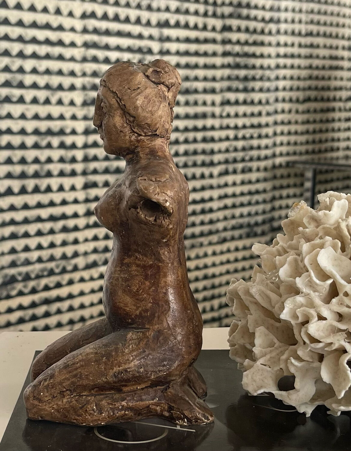 Stone statuette