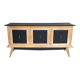 Cabinet from the 50s in solid oak signed FNA N° 0049