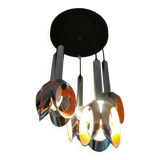 Raak waterfall chandelier 60s/70s 5 bulbs
