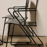 Series of 6 minimalist chairs model "EGOA 300" by Josep Mora