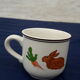 Villeroy porcelain coffee cup and boch naïve model Laplau diam 6.5 cm