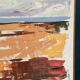 Original Swedish oil on canvas - "Coastal Landscape" attributed to Lars Börjesson - Signed - vintage and framed