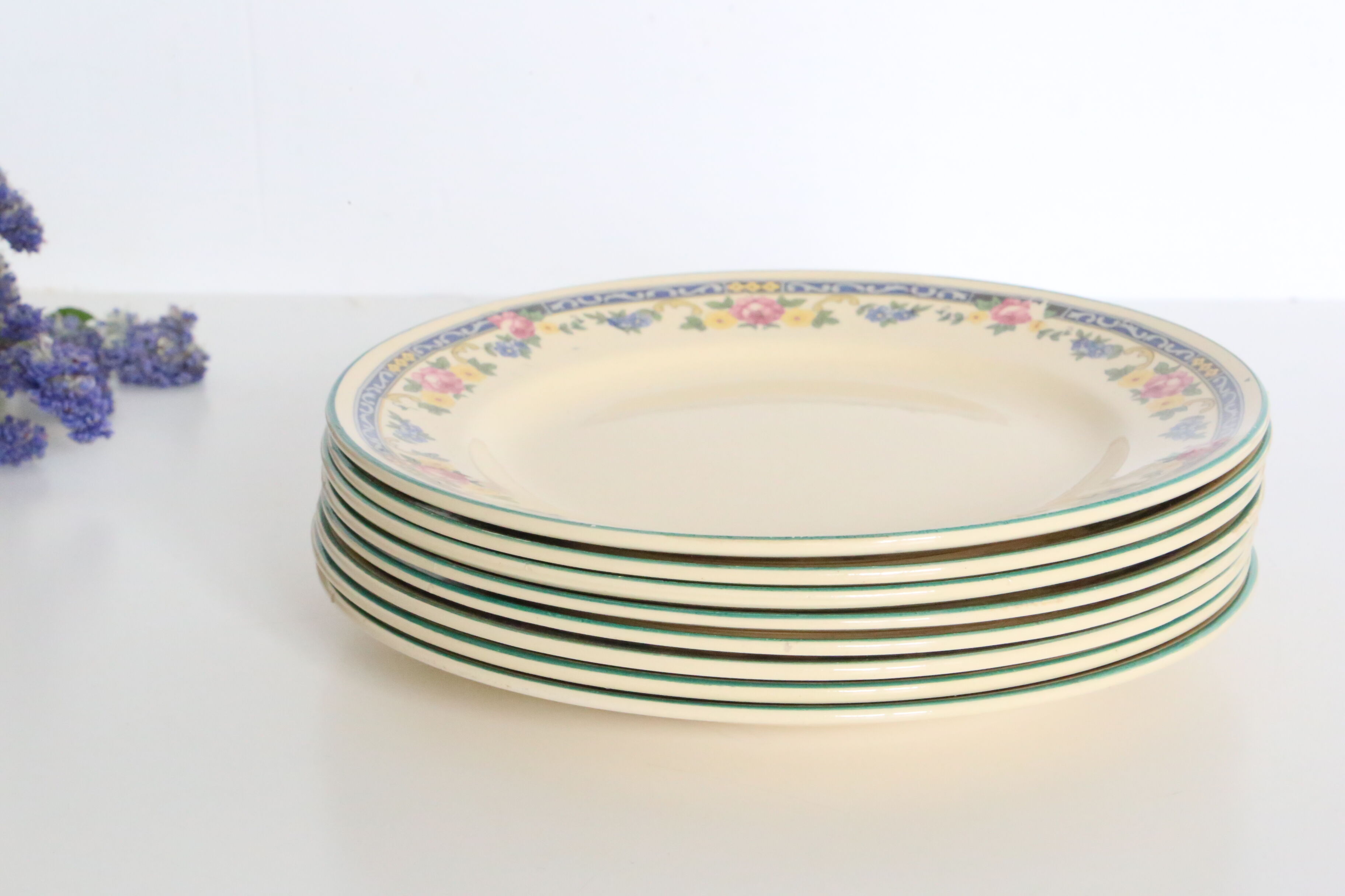 Set de 8 assiettes à dessert Saint Amandinoise