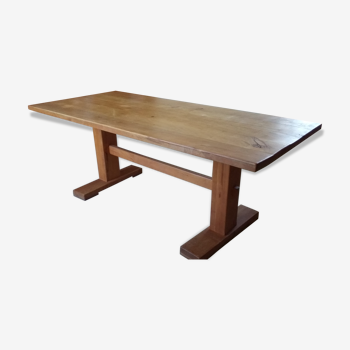 Table de ferme bois clair