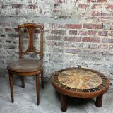 Raymonde leduc herbarium coffee table vallauris 1960