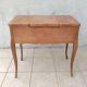 Louis XV style work table in walnut veneer