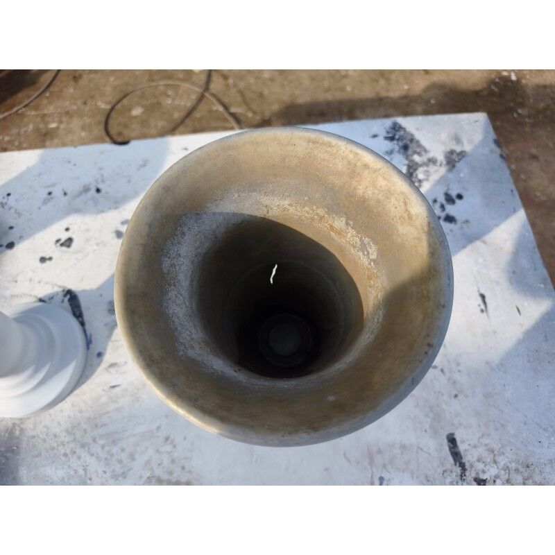 4 aluminium vases