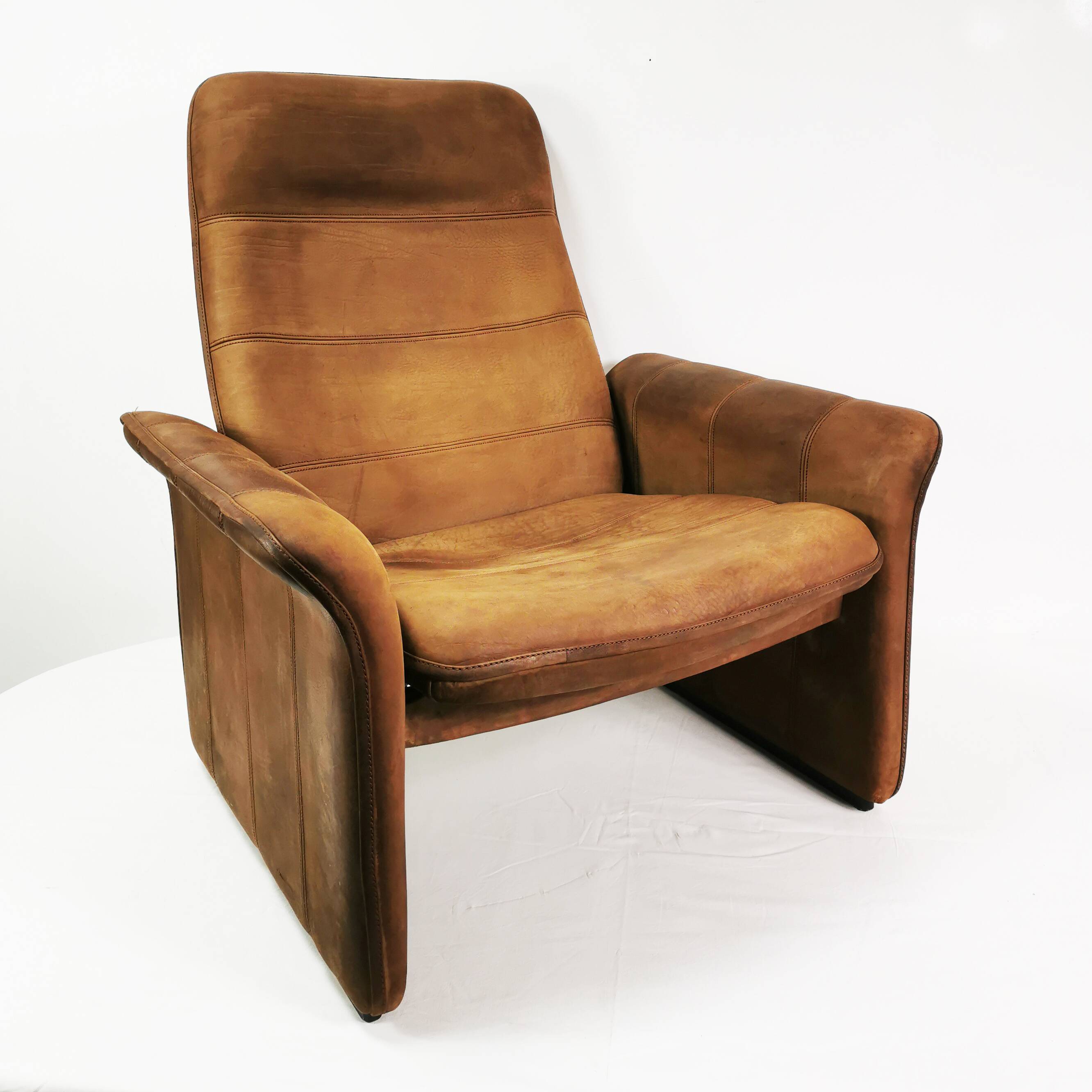 Leather armchair, De Sede, Switzerland, 1970s
