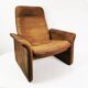 Leather armchair, De Sede, Switzerland, 1970s
