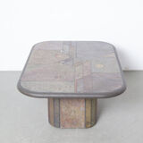 Table basse en béton Paul Kingma marron