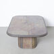 Brown Paul Kingma concrete coffee table