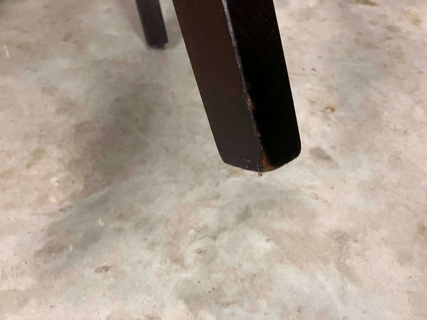 Tabouret de bar 4x vintage jonc brocante