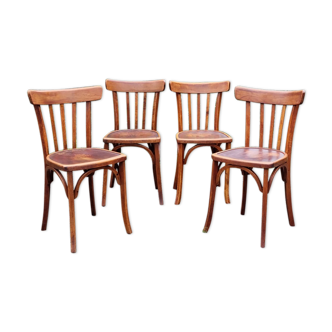 Set 4 chairs bistro Luterma 40s