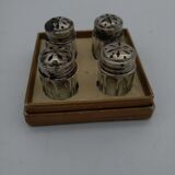 Ercuis salts in silver metal.