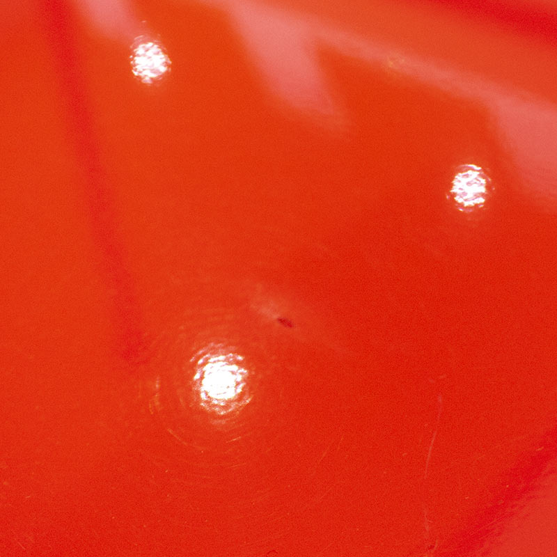 Red coffee table Vitra metal side table