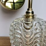 Vintage moulded glass globe applique