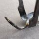 Zoomorphic candle holder in African wrought iron