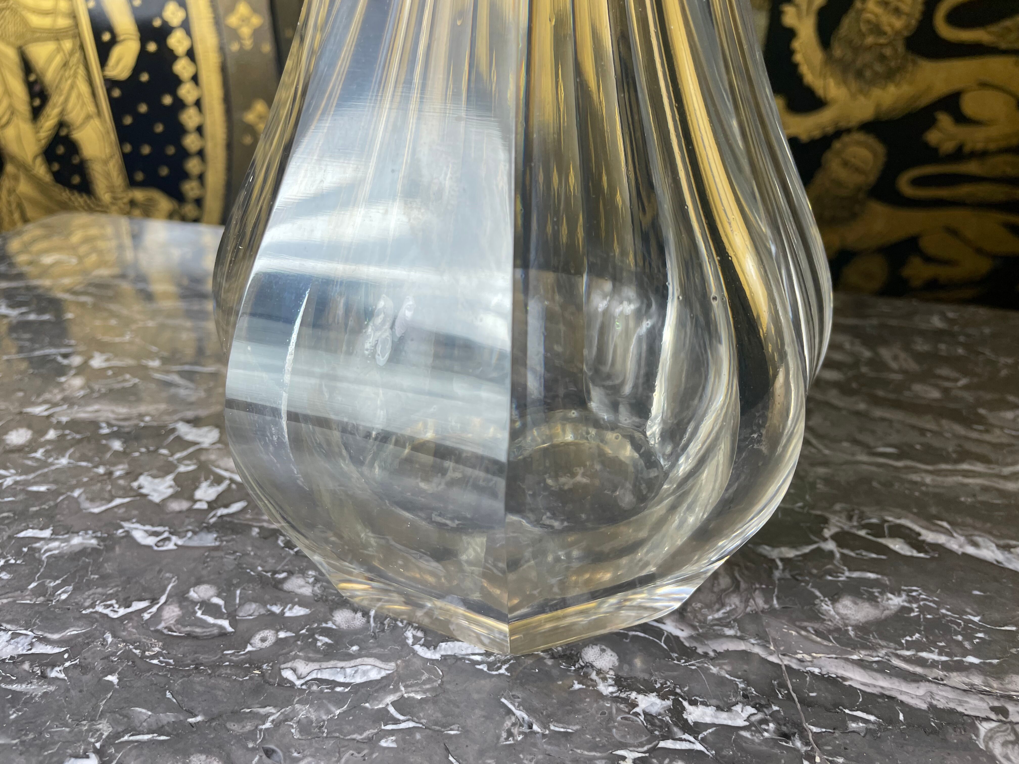 Baccarat crystal vase