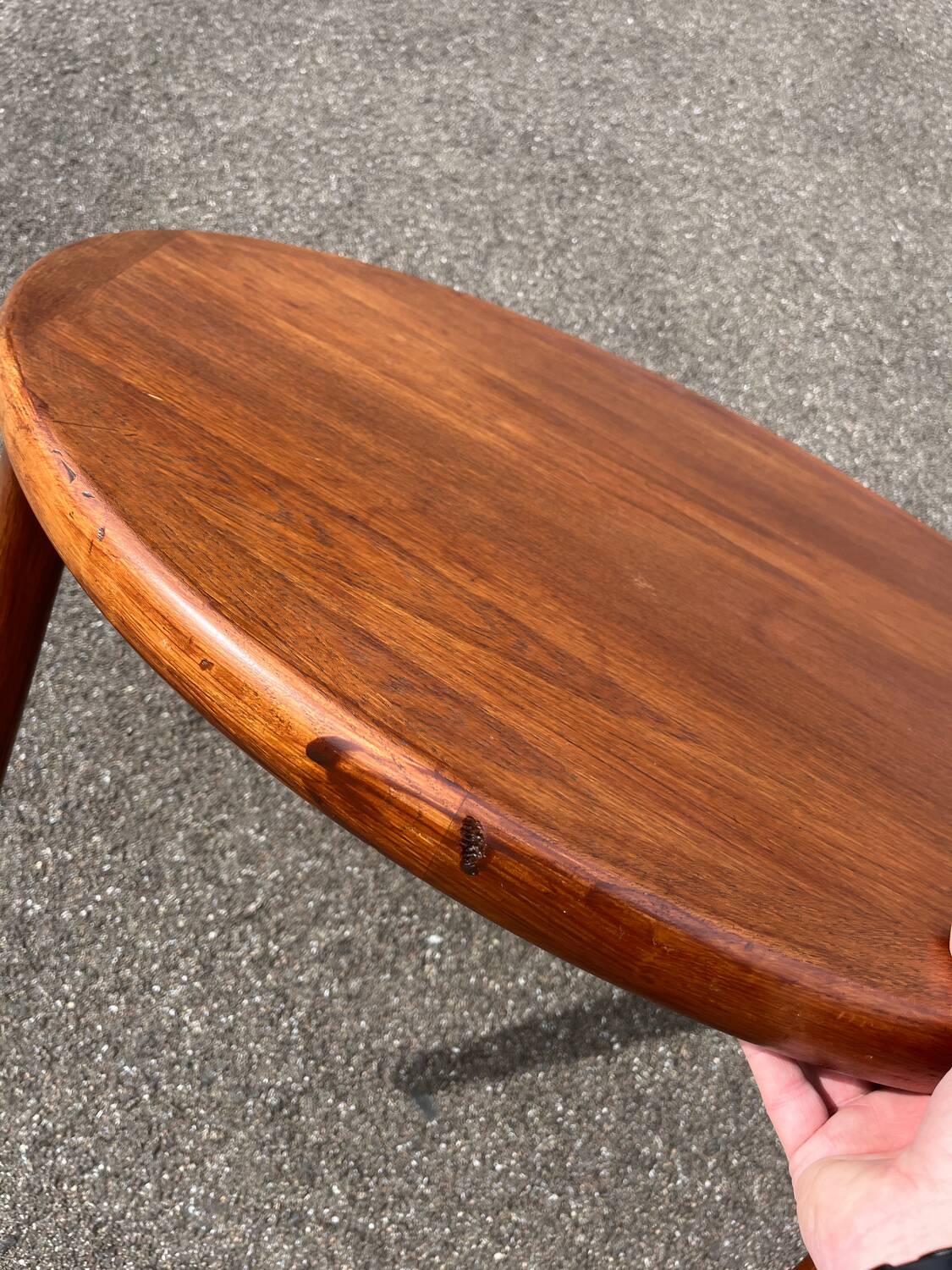 Vintage Scandinavian teak coffee table VV mobler spottrup Danish