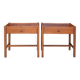 Pair of Scandinavian bedside tables
