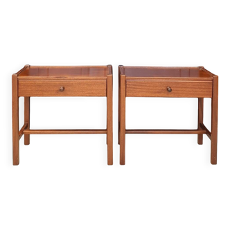 Pair of Scandinavian bedside tables