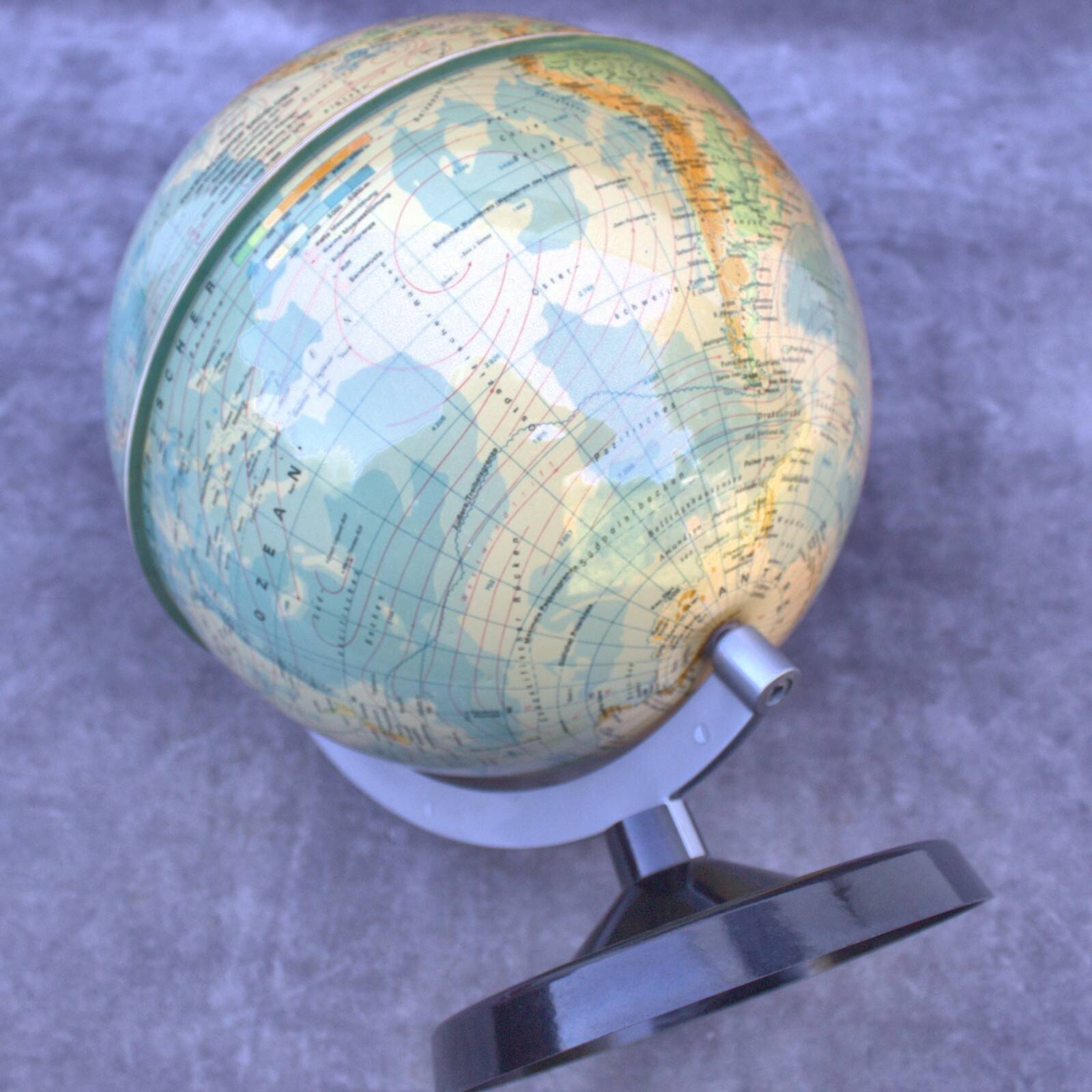 Vintage Räths German GDR Globe 1979 Office Home Decor