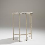 Console table with marble top, 1940s