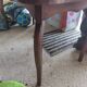 Solid wood coffee table