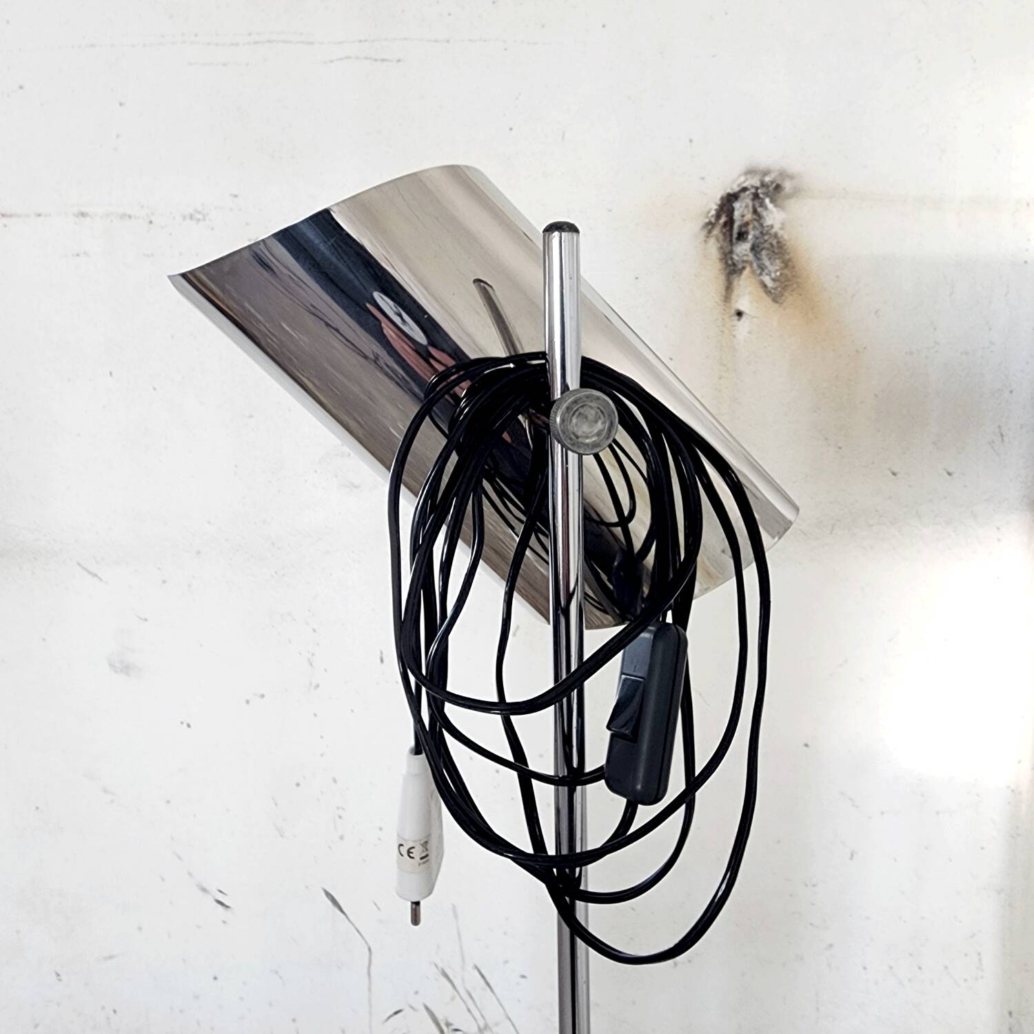 1970s Chrome Lamp Base — Space Age Design