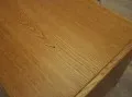Commode en chêne danois et en frêne plaqué avec un dessus extensible, années 1970