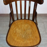 Pair of bistro chairs pattern flowers