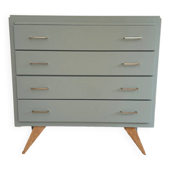 Commode vintage revisitée en Amande (Ressource)