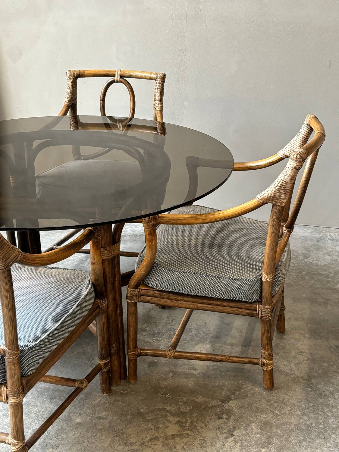 Ensemble table à manger et 4 chaises, 70s