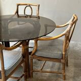 Ensemble table à manger et 4 chaises, 70s