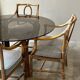 Ensemble table à manger et 4 chaises, 70s