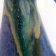 Carafe flaming blue and green sandstone
