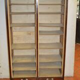 Oak double curtain binder